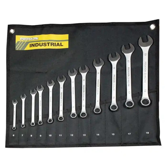 Set chei combinate Slim Line Proxxon 23825, Ø6-19 mm, 12 piese Plată securizată