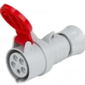 Livrare rapidă Priza industriala trifazata, pe cablu, GEWISS , 400v, 5P , 32A , IP44 , Alb/Rosu