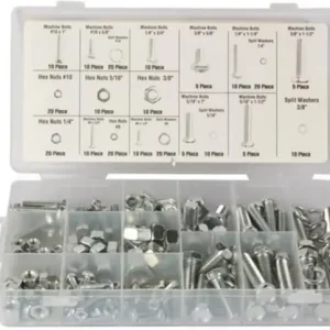 Trusa suruburi, piulite si saibe Toolland HAS06, 240 piese Preț mic