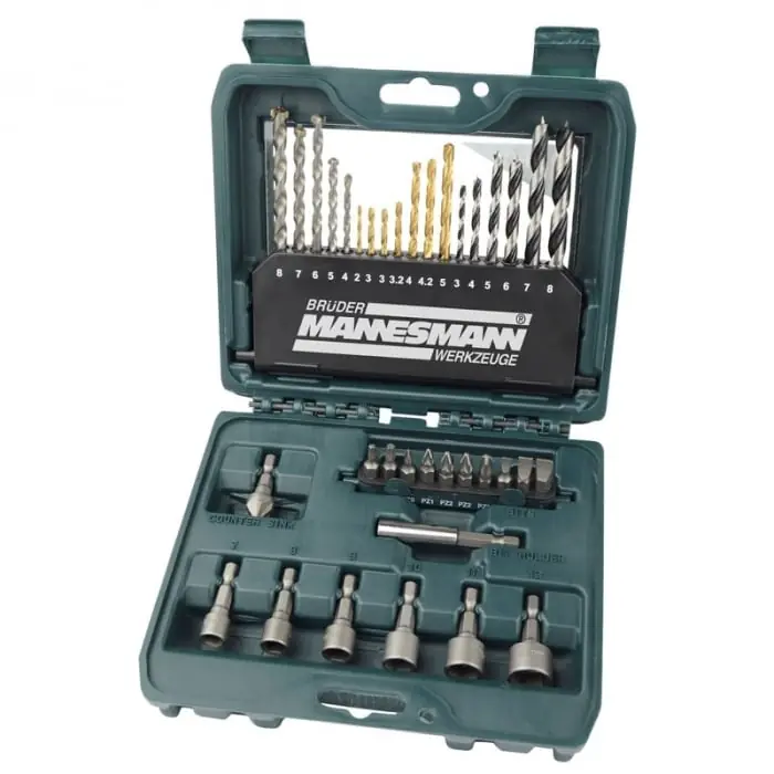 Trusa de burghie, tubulare si biti Mannesmann 54336, 36 piese Cumpără acum