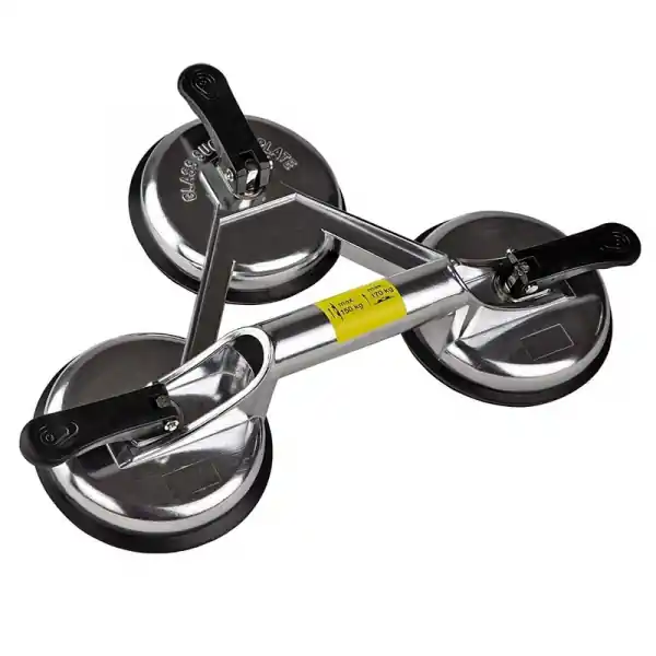 Popular Dispozitiv pentru manipulat sticla cu trei ventuze Dema 17156, Ø120 mm