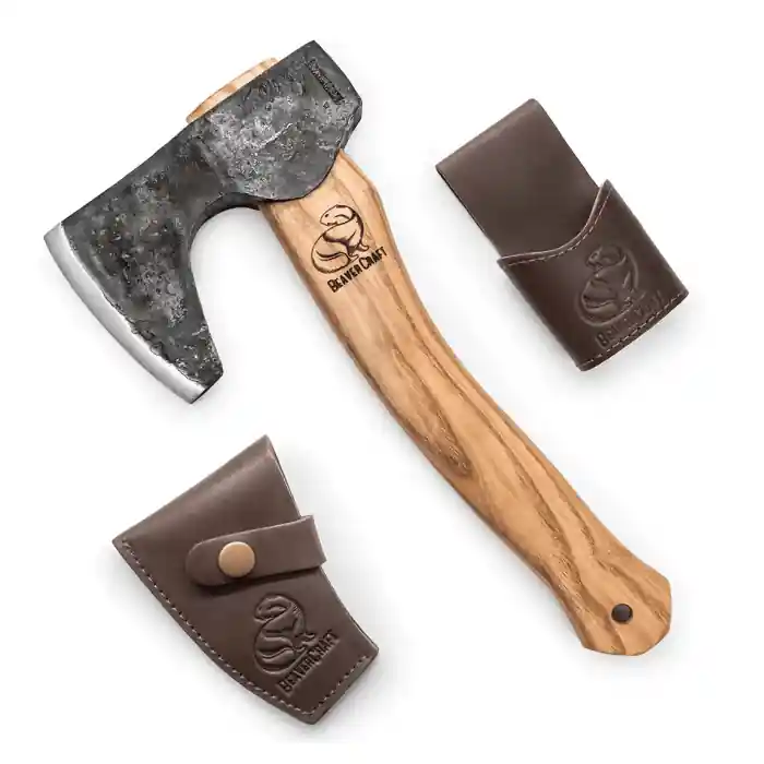 Popular Toporisca cu maner de lemn BeaverCraft AX6, 800 gr