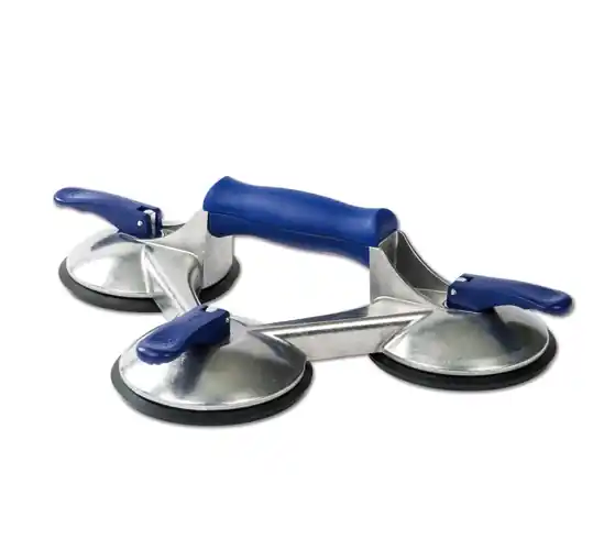 Cel mai vândut Dispozitiv pentru manipulat sticla cu ventuza Bohle BO 603.0BL, Ø120 mm, 3 brate