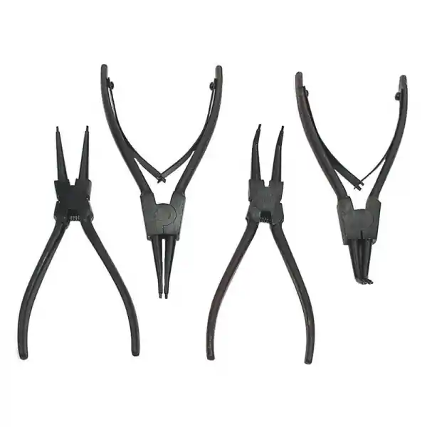 Set de clesti cu varf drept si indoit pentru inele de siguranta Mannesmann 1047, 170 mm, 4 piese Disponibil imediat