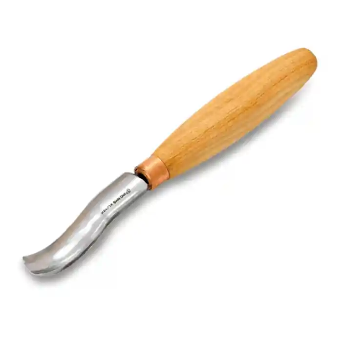 Lichidare de stoc Dalta in forma de U scurta si indoita BeaverCraft K8a/14, taietura 14 mm, 185 mm