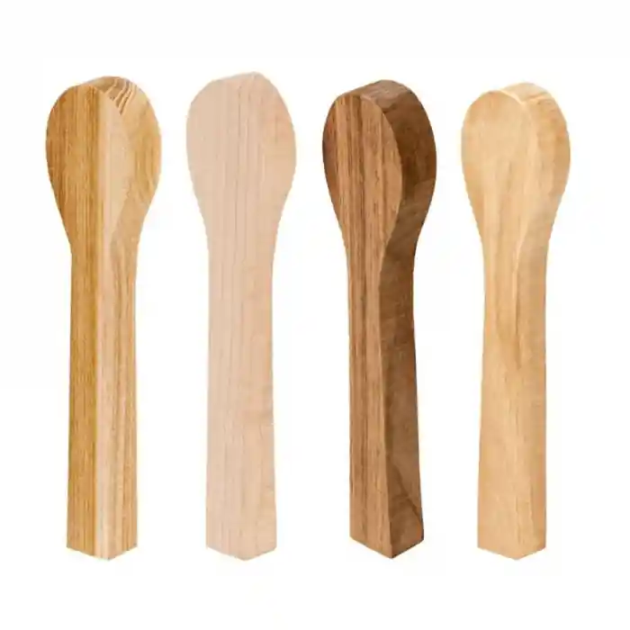 Doar azi Set blocuri din lemn pentru modelat lingurite Beavercraft BB3, 4 piese