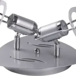 Spot Bara Arturo Crom 2XE14 Circular Ofertă