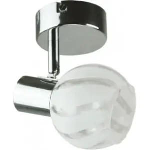 Disponibil imediat Spot Bara Orbit Alb+Crom 1XE14 40W