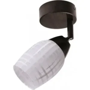 Spot Bara Panama Alb+Wenge 1XE14 40W Plată sigură