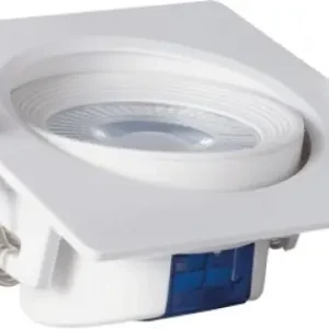 Spot LED Optimus Patrat 5W 2700K 90x45mm Lichidare de stoc
