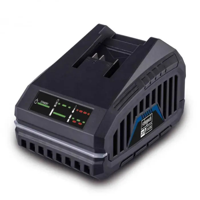 Incarcator rapid pentru acumulatori Li-Ion SBC4.5A Scheppach 7909201711, 20 V, 2-4 Ah Comandă acum