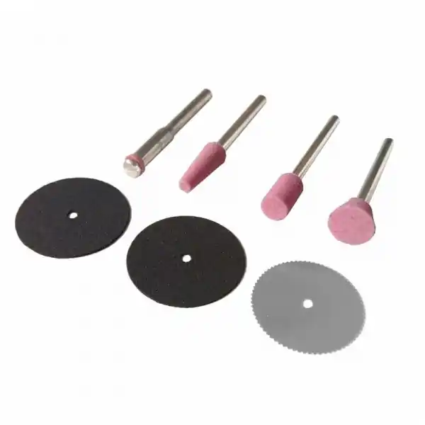 Set pietre si discuri de taiere si slefuire Mannesmann 92566, 7 piese Ofertă exclusivă