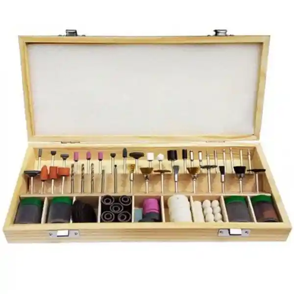 Set pietre taiere, slefuire si lustruire pentru mini burghiu cu motor Wert 6200, 200 piese Lichidare de stoc