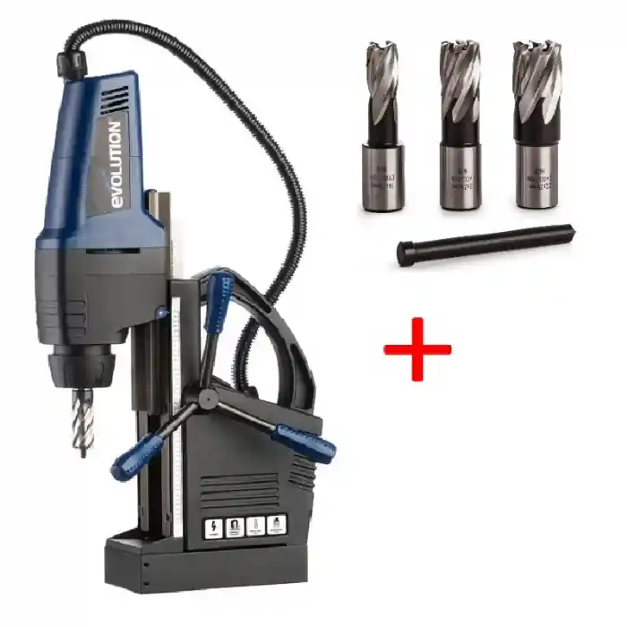 Cumpără acum Masina de gaurit cu coloana cu stand magnetic EVOMAG42 Evolution 095-0004, 1200 W, Ø42 mm+CADOU