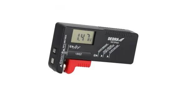 Tester de baterii 1,5V, 3,7V și 9V DEDRA MC0960 Reducere