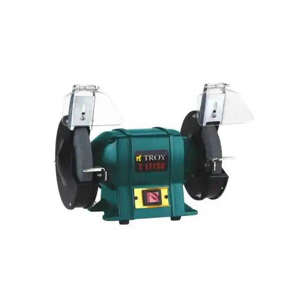 Polizor de banc Troy 17150, 350 W, Ø150 mm+CADOU Ofertă limitată