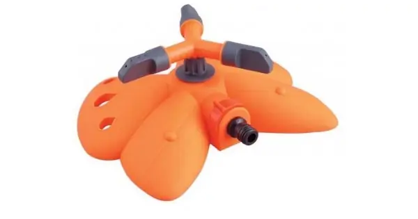 Aspersor fluture 3 brate rotative (plastic) Retur ușor