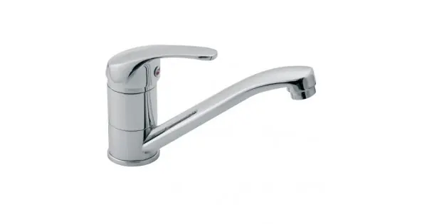 Ieftin Baterie bucatarie cu pipa mobila, crom Ferro, Vasto BVA2A