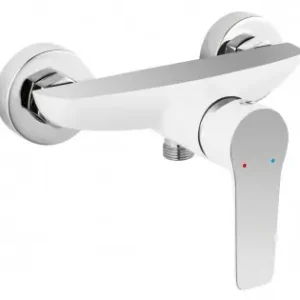 Baterie perete dus FERRO Adore BDR7, alb/crom Preț mic