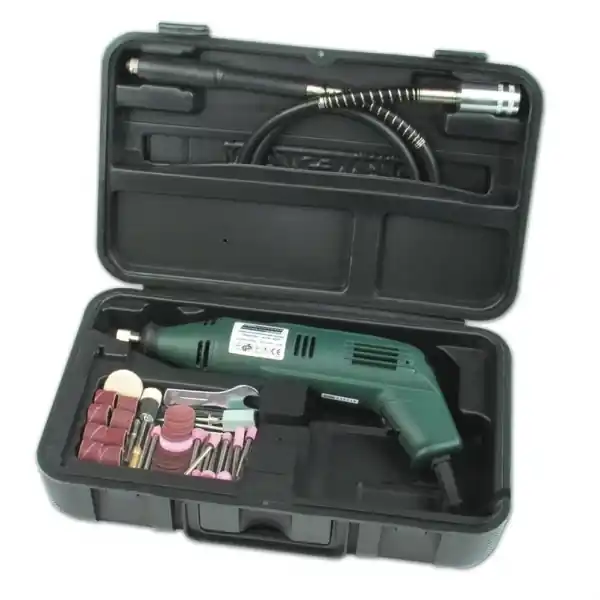 Reducere specială Set mini-polizor si accesorii Mannesmann 92577, 135 W, 50 piese