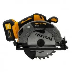Fierastrau circular pe acumulator ROTOR RSC21, 21V/ 3Ah, 1000 W, 4300 rot/min, Brushless Comandă acum