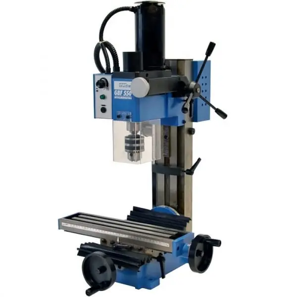 Cumpără online Masina de gaurit si frezat cu coloana de foraj GBF 550 Gude 48140, 350 W