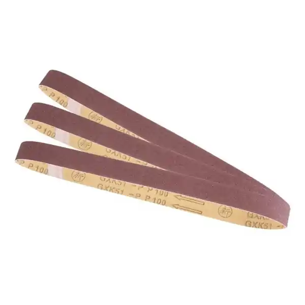 Reducere de preț Set benzi de slefuire pentru masina de slefuit cu banda BTS700 Scheppach 7903301702, 3 piese