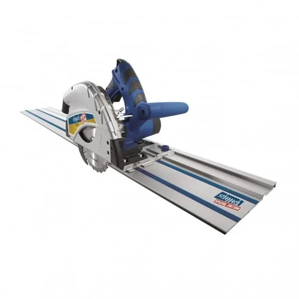 Fierastrau circular de mana cu sina de ghidaj PL55 Scheppach 5901802915, 1200 W, Ø160 mm Chilipir