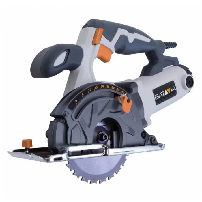 Noutate Fierastrău circular de mana THOR 1000 W cu 3 sine de ghidaj Batavia 7062432, 1000 W, 5300 rpm