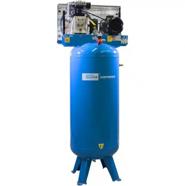 Compresor stationar cu piston dublu Gude 01747, 3000 W, 200 L, 10 bari Vezi acum