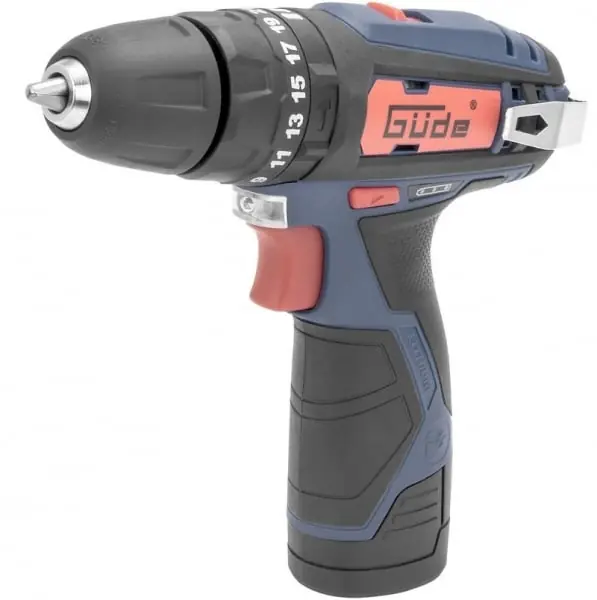 Masina de gaurit si insurubat cu acumulator BSB 12-201-20K Gude 58605, 12 V, 2 Ah Ofertă limitată