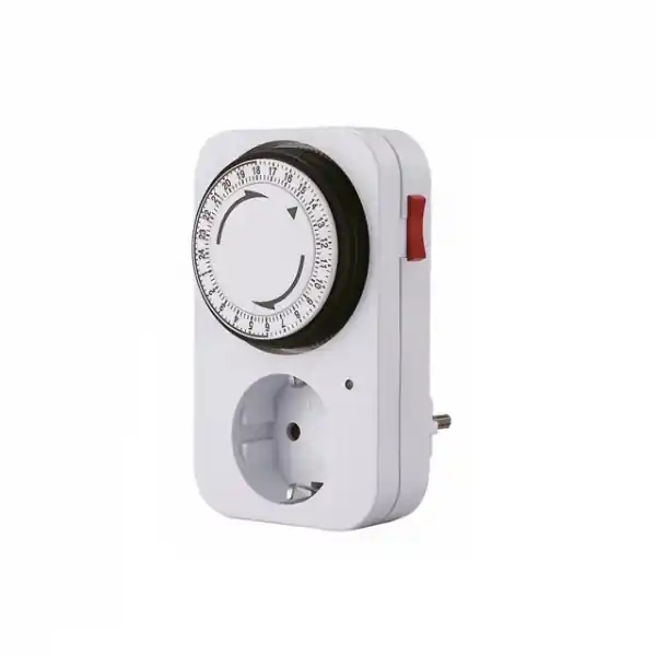 Adaptor priza programabila mecanic 24 ore Perel E305D3-G, 3680 W, 16 A Reducere specială