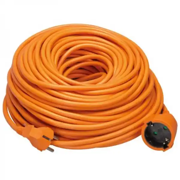 Preț mic Cordon prelungitor cu fisa si priza Perel EC40-G, 40 m