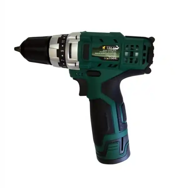 Chilipir Masina de gaurit si insurubat cu doi acumulatori Troy 13122, 2x12 V, 1.5 Ah