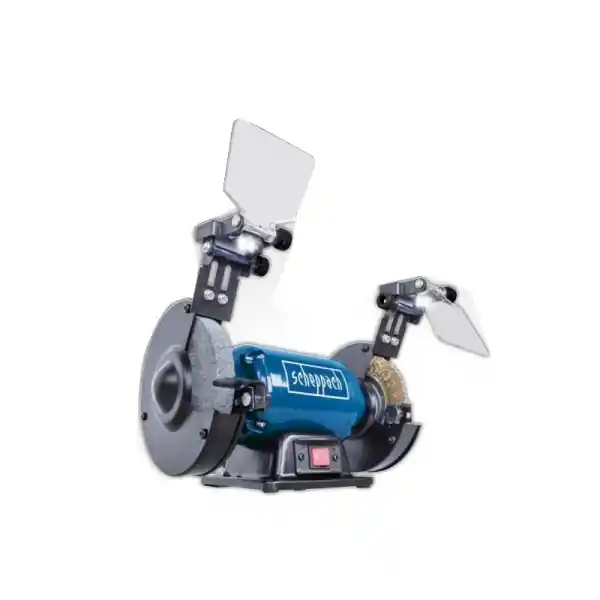 Polizor de banc SM150LB Scheppach 5903108901, 400 W, Ø150 mm Plată securizată