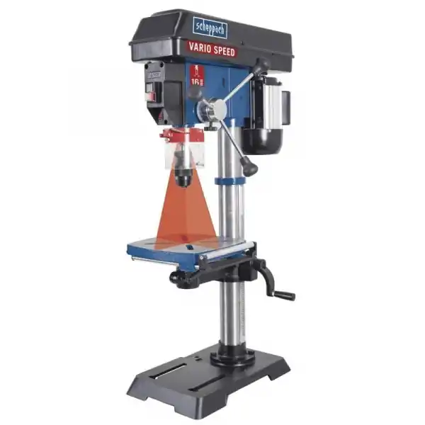 Masina de gaurit cu coloana de foraj DP18VARIO Scheppach 5906807901, 550 W, Ø16 mm Reducere de preț