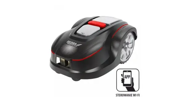 Robot de tuns si mulcire gazon / iarba Dedra DED8752-4AP, 20 cm, Wifi, 20V 4.0Ah, maxim 1000m2 Ofertă de sezon