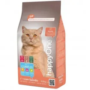 Savoarea Oceanului in Fiecare Bucata - Hrana Uscata pentru Pisica HappyOne, cu Somon, 2 kg Preț promoțional