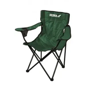 Scaun de camping pliabil, cu suport pahar sau sticla DEDRA N1025 50x50x80 cm Reducere