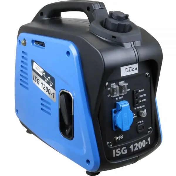 Plată securizată Generator de curent pe benzina cu invertor ISG 1200-1 Gude 40719, 1300 W, 1.8 Cp