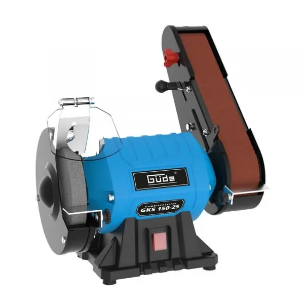 Calitate înaltă Polizor de banc cu banda GKS 150-25 K Gude 55223, 250 W+CADOU