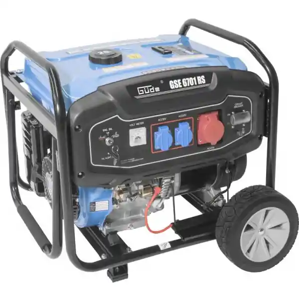Generator de curent pe benzină GSE 6701 RS Gude 40730, 9000 W, 2x230 V, 1x400 V Reducere