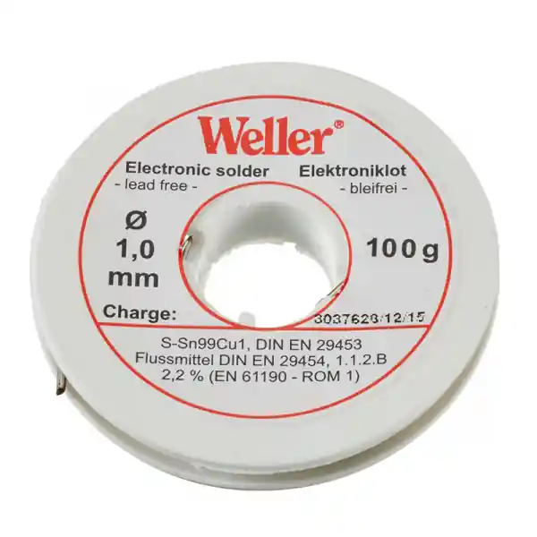 Reducere Sarma de lipit EL 99/1-100 Weller T0054025199, Ø1 mm, 100 gr