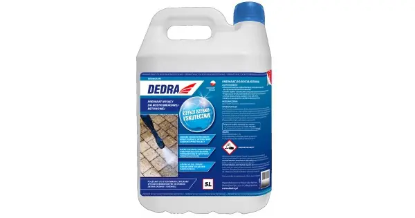 Solutie curatat pavele si beton, 5L, pentru aparat spalat cu presiune, Dedra Ofertă limitată