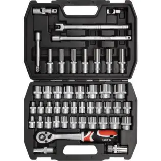 Set tubulare+antrenor 46buc,1/2" YT-3877 Bestseller
