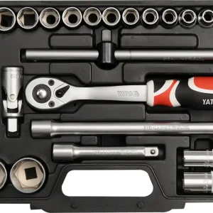 Set tubulare+antrenor 27buc,1/2" YT-3875 Mai ieftin