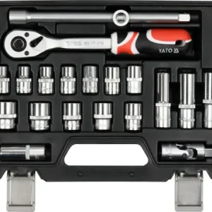 Trusa tubulare+antrenor 20buc,1/2" YT-38691 Ofertă