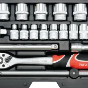 Trusa tubulare, 3/8", 22 buc YT-38561 Livrare gratuită