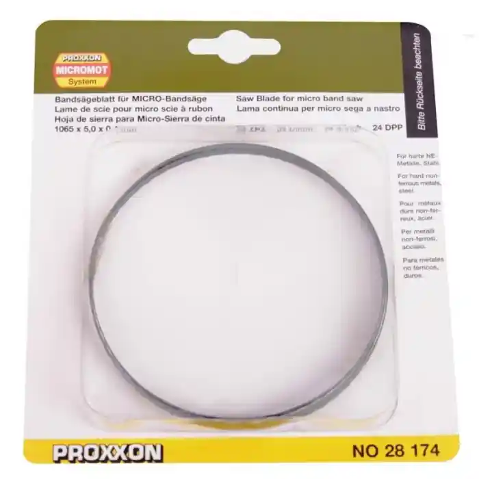 Ieftin Panza standard pentru fierastrau cu banda Micromot MBS 240/E Proxxon 28174, 1065x5x0.4 mm, 24 DPI