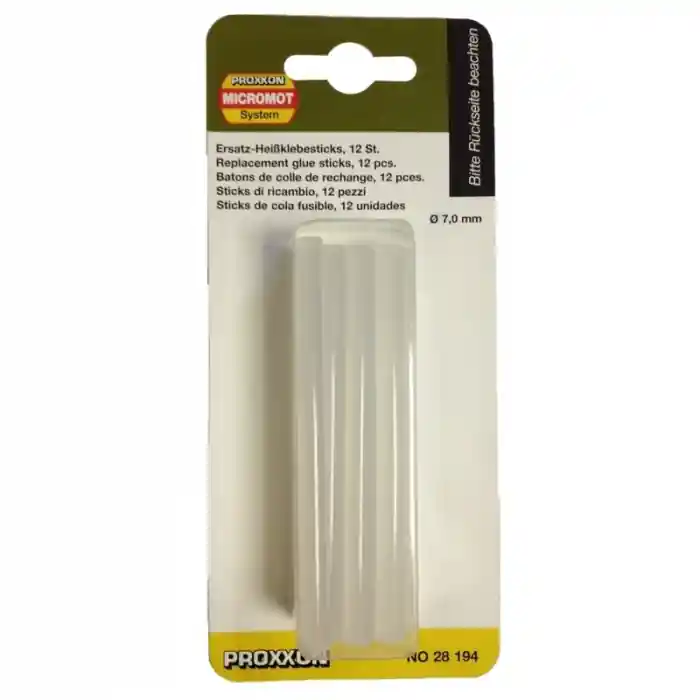 Set baghete silicon Micromot Proxxon 28194, Ø7 mm, 12 bucati Transport gratuit